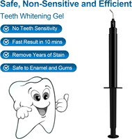Gel barrière gingivale dentaire à saveur menthe, approuvé CE, pour usage clinique avancé, matériau de qualité alimentaire, blanchiment des dents avec embouts de seringue