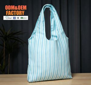 Reusable Canvas Vest <b>Bag</b> Large Capacity Shoulder <b>Bag</b> for Grocery <b>Beach</b> Travel Daily Use - Product Image 1