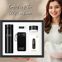 Set de Regalo Corporativo de Acero Inoxidable, Taza de Vacío, Banco de Energía USB, Logotipo Personalizado, Artículos de Regalo al por Mayor para Empresas