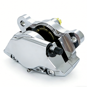 Caliper de Freno de Aluminio CNC Certificado IATF 16949 con Electroerosión por Hilo - Caliper Delantero Universal de Alto Rendimiento para Motocicletas - Product Image 1