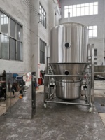 Secador de Lecho Fluidizado de 300 kg de Capacidad, Controlado por PLC, con Transmisión por Engranajes, de Acero Inoxidable SUS316L, para Queso Parmesano Rallado, con Calentamiento Eléctrico