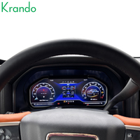Tableau de bord LCD 12,3 pouces pour Chevrolet Silverado GMC Sierra 2013-2020, tableau de bord numérique de voiture, cockpit virtuel, panneau d'instruments, compteur de vitesse