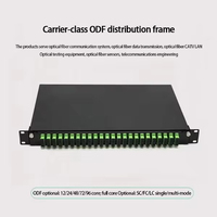 Marco de distribución de fibra óptica de montaje en rack de 19 pulgadas Compatible con 4G, caja de distribución de Cable flexible de 96 núcleos, WiFi 3G