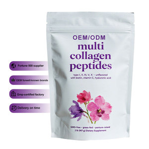 コラーゲンペプチドパウダーイージーディソルブ、ビタミンCを含む非Gmo無香料マルチコラーゲンプロテインパウダー - Product Image 6