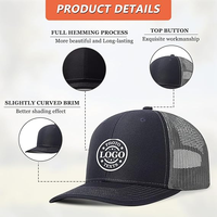 Gorras de Béisbol Personalizadas al por Mayor, Estilo Y2K, Hip Hop, Ciclismo, Playa, Gorras Trucker Ajustables de 5 Paneles, con Logotipo y Texto, Diseño Unisex