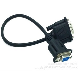 สายต่อขยาย VGA หญิง-หญิง 0.3 ม. ปลอกหุ้ม PVC ตัวนำทองแดง สำหรับเชื่อมต่อจอภาพ - Product Image 2