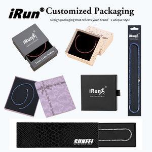 Collar de Cadena de Tenis con Circonitas Cúbicas Personalizado IRun, Collar de Cadena de Diamantes con Incrustaciones de Acero Inoxidable, Gargantilla de Circonitas, Collar de Tenis - Product Image 5