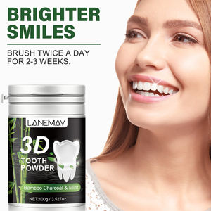 Venta al por mayor de removedor de manchas mágico de etiqueta privada cuidado bucal sabor a menta fresco brillo instantáneo aliento polvo blanqueador de dientes - Product Image 4