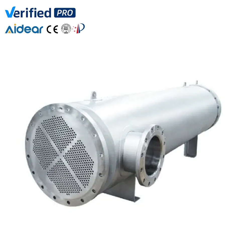 Aidear fabrika fiyat yeni durum titanyum evaporatör kondenser isı Exchanr korozyona dayanıklı Motor üretim tesisleri