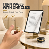Bague Intelligente sans Fil, Télécommande pour Appareil Photo, Déclencheur au Bout des Doigts, Mini Compatible avec iPhone Android pour Vidéos TikTok