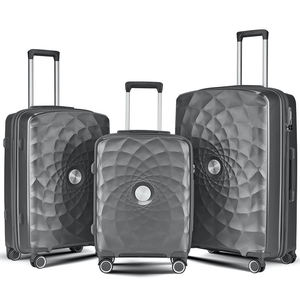 <span class=keywords><strong>Maletas</strong></span> de equipaje de gran capacidad con ruedas extraíbles, caja trolley de PP personalizada de los fabricantes - Product Image 4