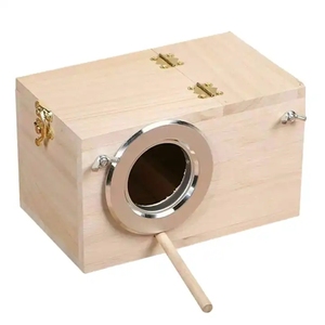 <strong>Wholesale</strong> <strong>Bird</strong> Breeding Cages Painted Wooden Outdoor Breeding Box Chinese <strong>Bird</strong> Breeding Cage - Product Image 5