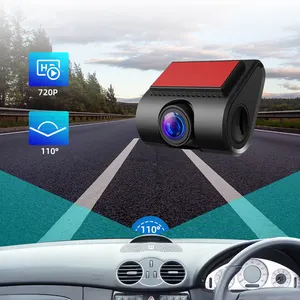 Metal Car DVR Dash Cam ADAS Driver Assistance HD 720P Dashcam Video Recorder Car Black Box Automatic Loop Recording