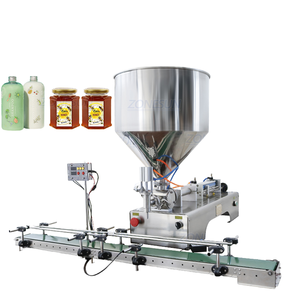Machine de remplissage automatique de table ZS-DTGT1P pour bouteilles en plastique - Remplissage électrique de boissons et d'eau de qualité alimentaire - Garantie 1 an - Product Image 1