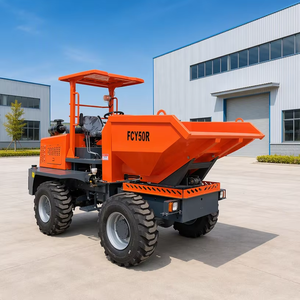 EPA Euro 5 Zertifizierter Beton-Minidumper 6 Tonnen 4WD Niedrigprofil-Design Baustelle <span class=keywords><strong>12</strong></span> Monate Kundendienst - Product Image 2