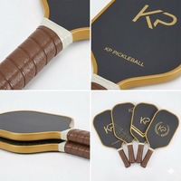 Raquette de pickleball Candy Cannon T700 en fibre de carbone, noyau en nid d'abeille, durable, légère, design sans bordure, USAPA, portable, 16/14 mm
