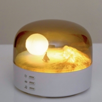 Lampe de chevet LED décorative pour chambre à coucher, en plastique, style nordique, petite, mignonne, rechargeable, réglable, lampe de table en plastique