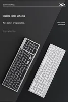 Ensemble clavier et souris sans fil K933 pour ordinateur portable, clavier rétroéclairé mat infrarouge, travail de bureau, frappe silencieuse, modèle rechargeable