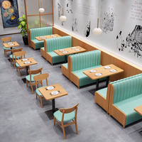 Canapé moderne et personnalisé en cuir pour banquette de restaurant pour personnaliser la taille du projet de meubles de restaurant d'hôtel, de table et de chaises