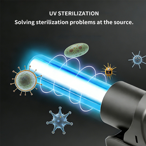 Pompe d'aquarium submersible 3-en-1 avec lumière UV, filtration, oxygénation, aération, circulation de l'eau, filtre intégré pour aquarium - Product Image 2