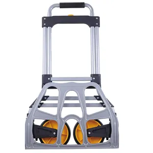 चीन फोल्डेबल हैंड ट्रक कैस्टर व्हील्स फोल्डिंग हैंड ट्रॉली - Product Image 1