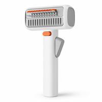 Brosse à poils pour animaux de compagnie FURRIVO auto-nettoyante en ABS, peigne à démêler en un clic pour chats et chiens à poils longs/courts