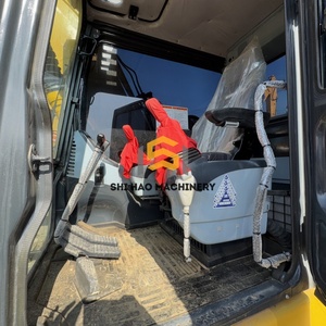 Excavatrice hydraulique sur chenilles Komatsu PC130 d'occasion de 13 tonnes, faible nombre d'heures de fonctionnement, pour l'exploitation minière et les travaux d'excavation - Product Image 2