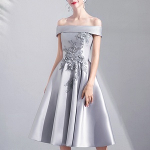 Vestido de Novia Nuevo, Tallas XS-3XL, para Fiesta de Noche, Reunión Anual, Presentadora, Dama de Honor - Product Image 4