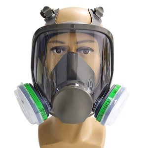 <span class=keywords><strong>Respirator</strong></span> Wajah Penuh Industrial Multiple 6800, <span class=keywords><strong>Respirator</strong></span> Silikon yang Dapat Digunakan Kembali dengan Filter Ganda untuk Perlindungan dari Debu dan Uap - Product Image 1
