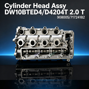 Ensemble de culasse 908005 pour moteur Ford <span class=keywords><strong>Peugeot</strong></span> Citroën Volvo 2.0L DW10 16V DOHC en aluminium, remplacement pour moteur diesel à rampe commune - Product Image 1
