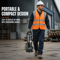 Pompe à eau électrique monophasée 220V, série Mingyuan QDX, pompe submersible pour l'irrigation, le drainage des puits