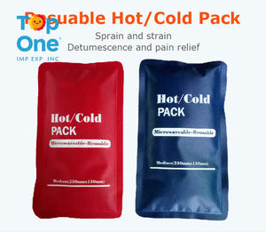 TopOne Packs de gel chaud et froid réutilisables petite poche de glace de compression flexible rectangulaire multi-taille - Product Image 2