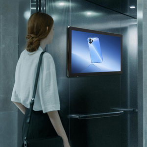 32 inch treo tường kỹ thuật số hiển thị Android 11 signage 2 + 16 gam tương tác màn hình cảm ứng kiosk quảng cáo trong nhà Totem - Product Image 4