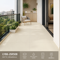 Azulejos de Porcelana Mate de 800x800mm, Foshan Guangdong, Super Blancos, Tacto Aterciopelado, Superficie Plana, Doble Cero Absorción de Agua