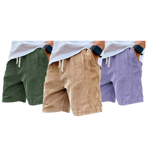 Новые мужские вельветовые шорты в европейском и американском стиле, летние повседневные шорты - Product Image 4