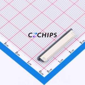 CAX-AFA07-24SCB-H2.5 FFC/FPC Connector SMD,P=1mm,Horizontal Mount Connector Drawer Type Top Contact 24P 1mm - Product Image 2