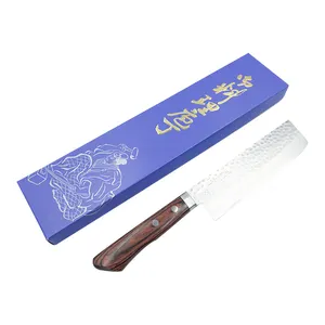 日本製ステンレス木製ハンドルバルク卸売ナイフ