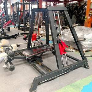 <span class=keywords><strong>Tour</strong></span> de musculation multifonctionnelle avec machine Smith, siège réglable en hauteur, presse épaules/poitrine, système en métal/acier durable pour salle de sport commerciale - Product Image 3