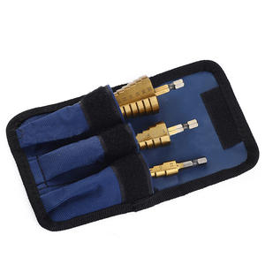 Wholesale 6Pcs Universal Shank <b>Titanium</b> Coated Step <b>Drill</b> <b>Bit</b> Set Milling Cutter for Woodworking Metal - Product Image 3