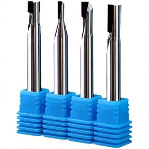YUFU PCD Straight Milling Cutter Carbide End Mill Diamond Coating One Flute Aluminum <b>Engraving</b> Router Bit - Product Image 4