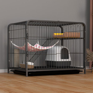 Gabbie al coperto Villa di lusso di alta qualità per cani in metallo cucce supersize 4 strati casa - Product Image 6