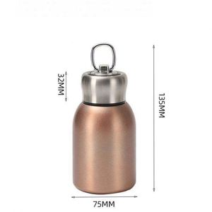 Produits phares : Gourde isotherme sous vide en acier inoxydable à double paroi de 300 ml, petite, mignonne et portable pour étudiants - Product Image 5