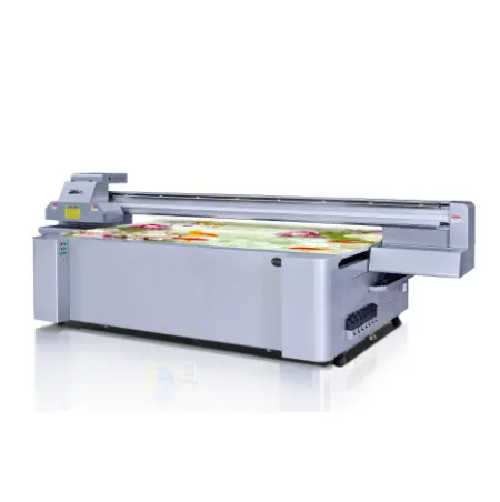 Stampante industriale flatbed 2d 3d UV di grande formato in getto d'inchiostro digitale, macchina da stampa per pareti a pavimento, multicolore, tessile, ceramica