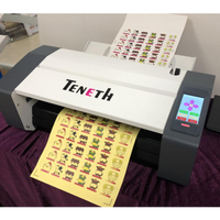 Nuevo Modelo 2024, Plotter de Corte de Etiquetas de Alta Velocidad Jinka, Cortador de Contornos Automático con Software, Certificado CE, 110V/220V, Papel de 460x329mm