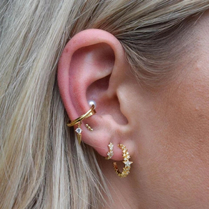 ROXI Light Luxury S925 <b>Sterling</b> <b>Silver</b> INS Diamond <b>huggies</b> <b>Earrings</b> <b>Silver</b> <b>Earrings</b> Valentine's Day - Product Image 3