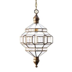 โคมไฟแก้วแขวนใน2025พร้อมโคมไฟระย้าแบบแขวนแก้วโบราณ - Product Image 5