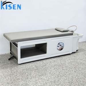 Kisen Table de massage et de shampoing en acrylique avec plusieurs douches, circulation d'eau et thérapie capillaire pour salon de beauté - Product Image 4