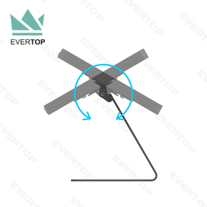 LST15-C 360 Độ Xoay Lật Màn Hình Cảm Ứng Nhà Hàng Tablet Kiosk Đứng Hiển Thị Cho iPad Kiosk Đứng Trên Bàn/Máy Tính Để Bàn/Truy Cập - Product Image 4