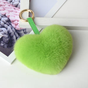 Nueva llegada Día de San Valentín Llavero de corazón de peluche Regalo del día de San Valentín - Product Image 4
