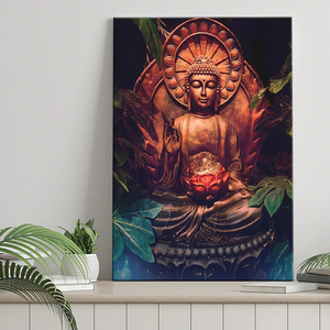 Zen <strong>Buddha</strong> Meditation <strong>Canvas</strong> Prints <strong>Painting</strong> CanvasStretch Frame Ready to Hang on the Wall - Product Image 6